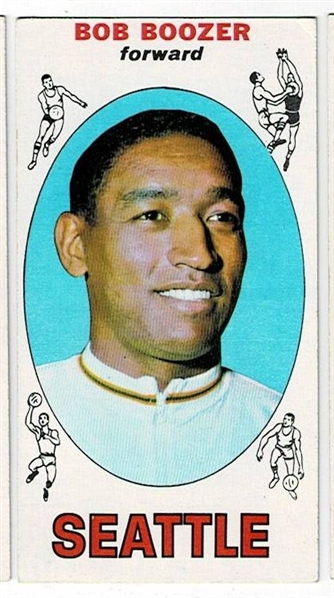 1969 Topps Basketball #89 Bob Boozer - Seattle SuperSonics